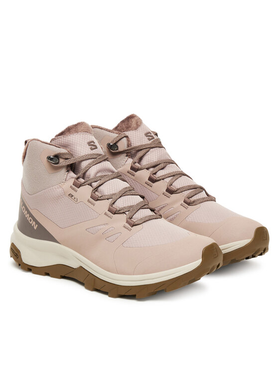 Salomon Salomon Trekkingi Outsnap Waterproof L47854100 Różowy