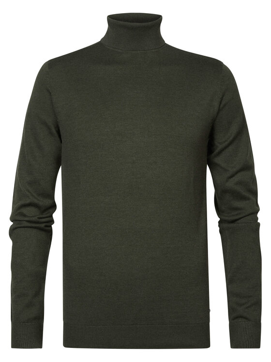 Petrol Industries Petrol Industries Rolák M-3030-KWC260 Zelená Slim Fit