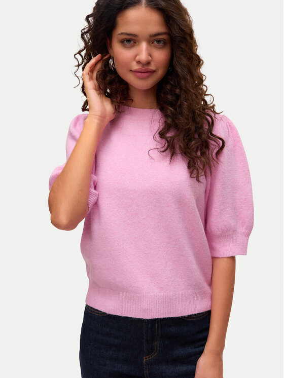 Vero Moda Vero Moda Sveter Doffy 10278313 Ružová Regular Fit