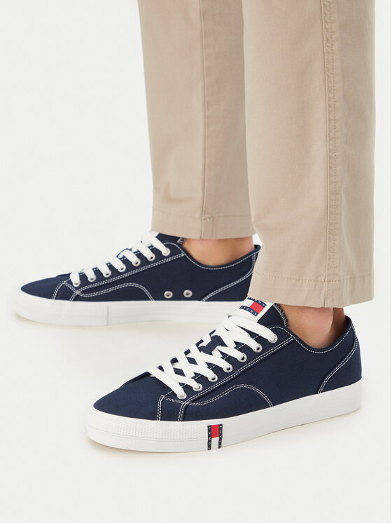 Tommy Jeans Сникърси Archive Vulc Y2K EM0EM01674 Тъмносин