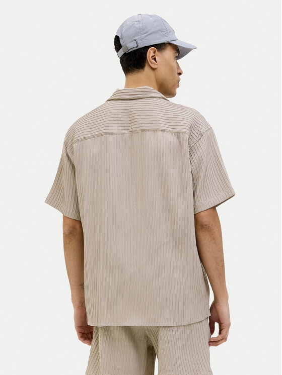 Jack & Jones Jack & Jones Košeľa Massimo 12269640 Béžová Relaxed Fit