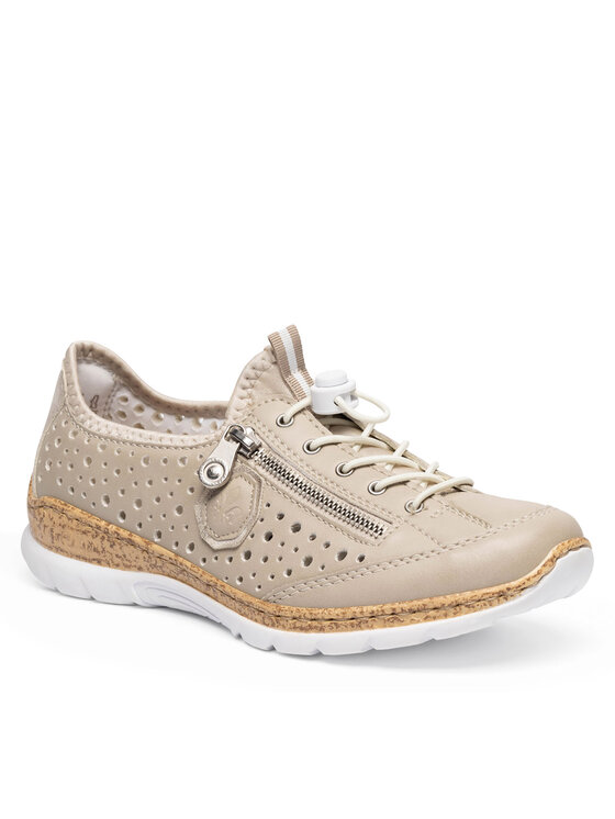 Rieker Rieker Pantofi N42P6-62 Bej
