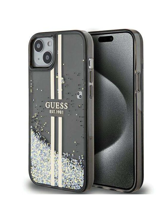Guess Guess Etui na telefon Apple iPhone 15 Plus Czarny