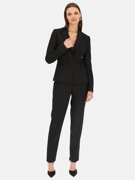 Potis & Verso Potis & Verso Marynarka Jasmina Czarny Regular Fit
