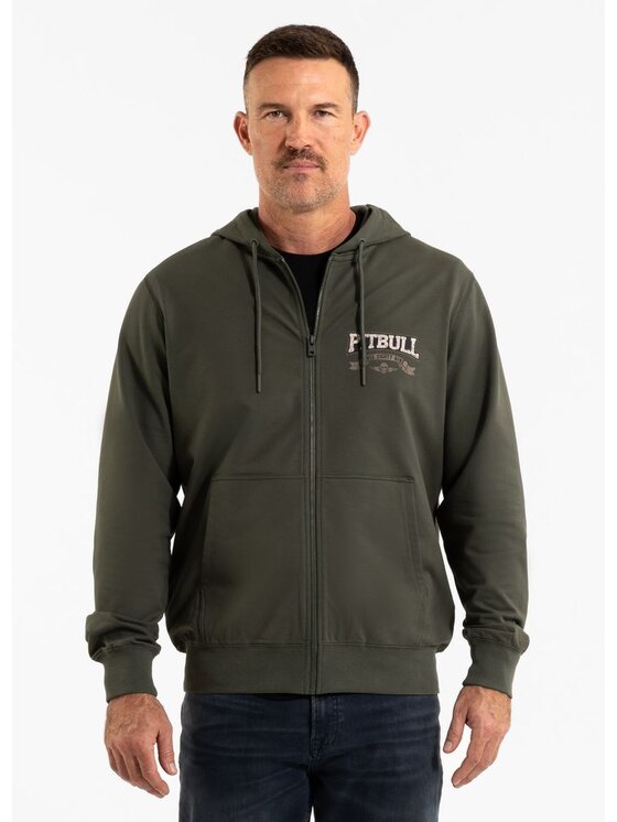 PITBULL PITBULL Bluza TROUBLEMAKER Zielony Regular Fit