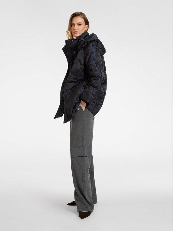 Elena Mirò Elena Mirò Giubbotto piumino F897P200163N001 Nero Over Fit