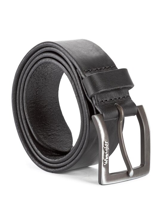 Wrangler Vīriešu josta Kabel Buckle W00108100 85 Melns