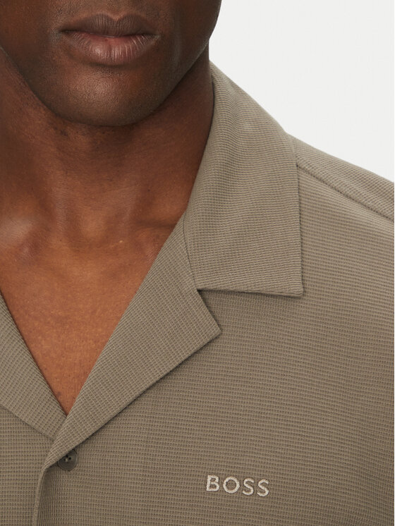 BOSS BOSS Camicia 50536745 Beige Relaxed Fit