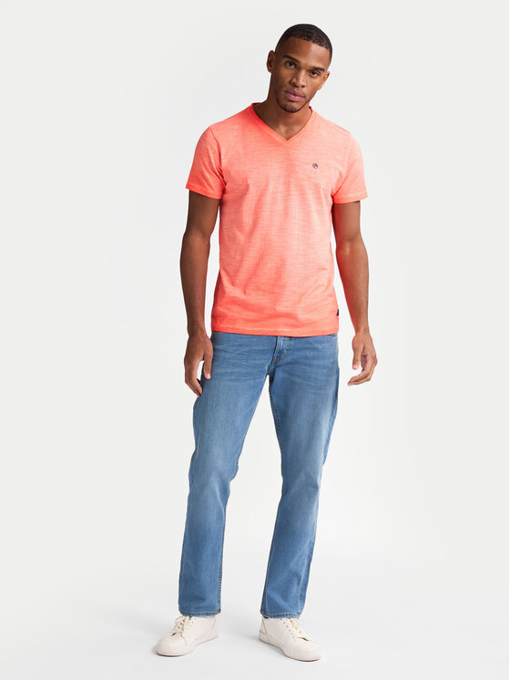 Petrol Industries Petrol Industries T-Shirt M-1050-TSV662 Orange Regular Fit