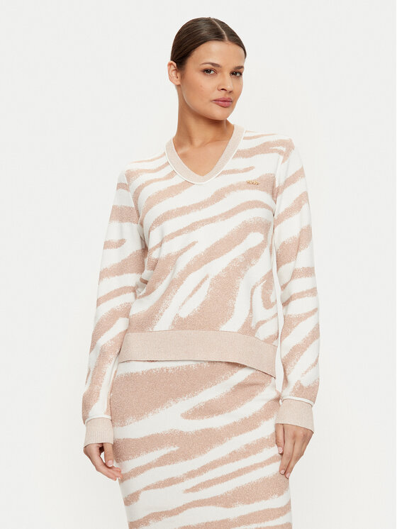 Liu Jo Liu Jo Pulover TF4107 MS49I Bež Regular Fit