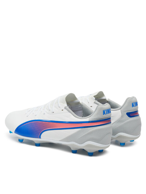 Puma Puma Ghete pentru fotbal King Match Fg/Ag 107863 Alb