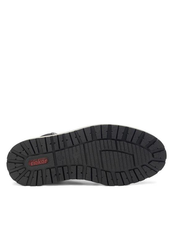 Rieker Rieker Schnürschuhe 38405-00 Schwarz