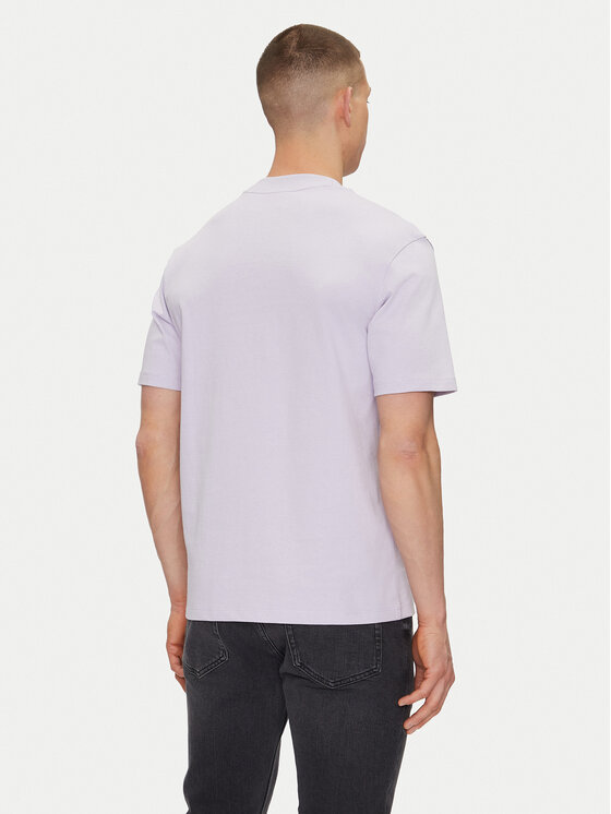 HUGO HUGO T-Shirt Dapolino 50488330 Fioletowy Relaxed Fit