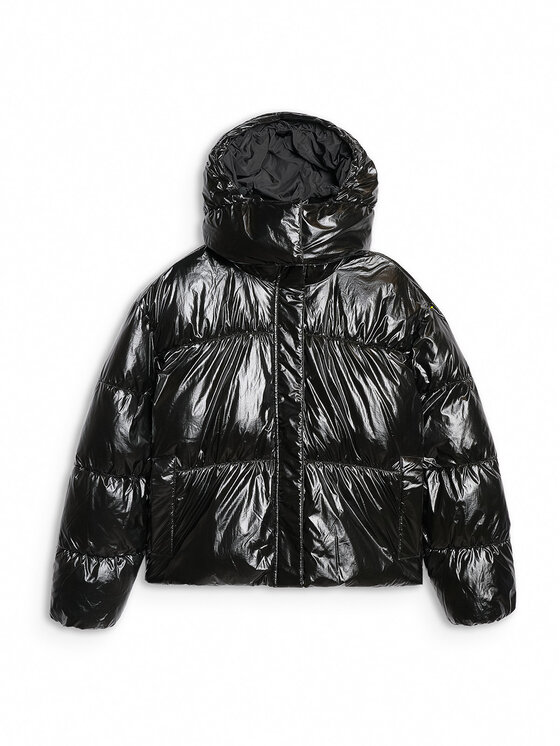 4F 4F Kurtka puchowa URBAN COMMUTER Czarny Oversize