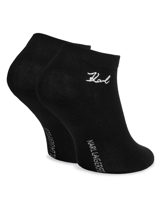 KARL LAGERFELD KARL LAGERFELD Kurze Socken A4W47034 Schwarz