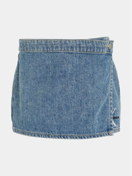 Calvin Klein Jeans Calvin Klein Jeans Джинсова спідниця IG0IG02371 Голубий Regular Fit