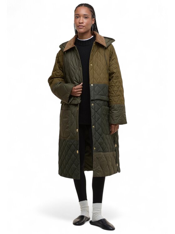 Barbour Barbour Cappotto q-dav-59541 Verde Regular Fit