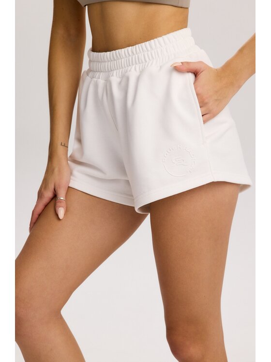ROUGH RADICAL ROUGH RADICAL Szorty sportowe COTTON ACTIVE SHORTS WOMEN Écru Regular Fit