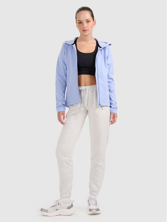 4F 4F Kurtka przejściowa MIDSHOP TEXTILE Niebieski Slim Fit