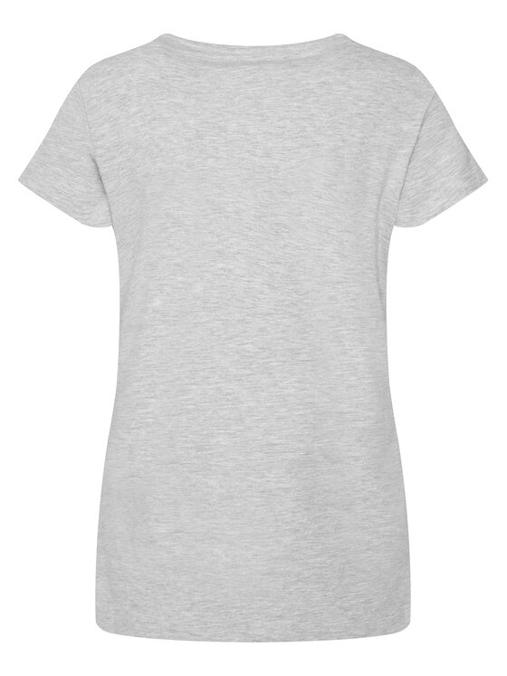 4F 4F Tricou 4FAW23TTSHF0906 Gri Slim Fit