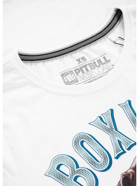 PITBULL PITBULL T-Shirt Koszulka damska Lil'Champ S Biały Regular Fit
