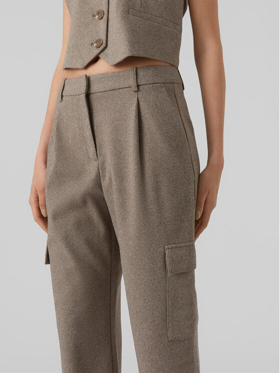 Vero Moda Vero Moda Hlače 10297422 Siva Straight Fit