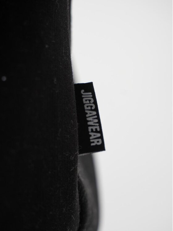 Jigga Wear Jigga Wear Bluza Bluza Bez Kaptura Męska Czarna Jigga Wear Badge XXL Czarny Regular Fit