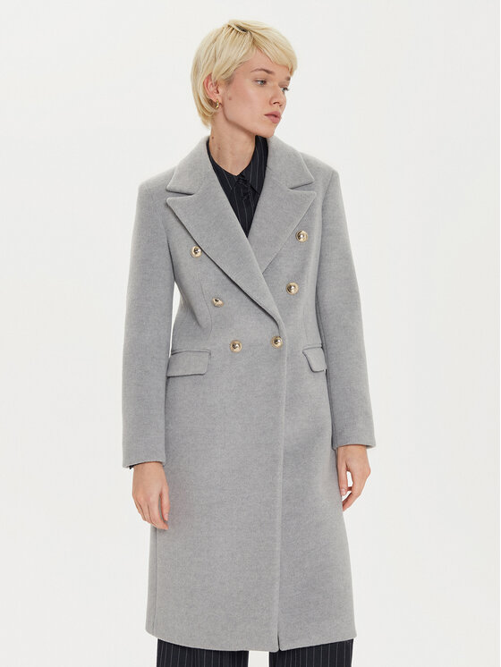 Maryley Cappotto di transizione 24IB810/15GC Grigio Regular Fit, taglia : XS