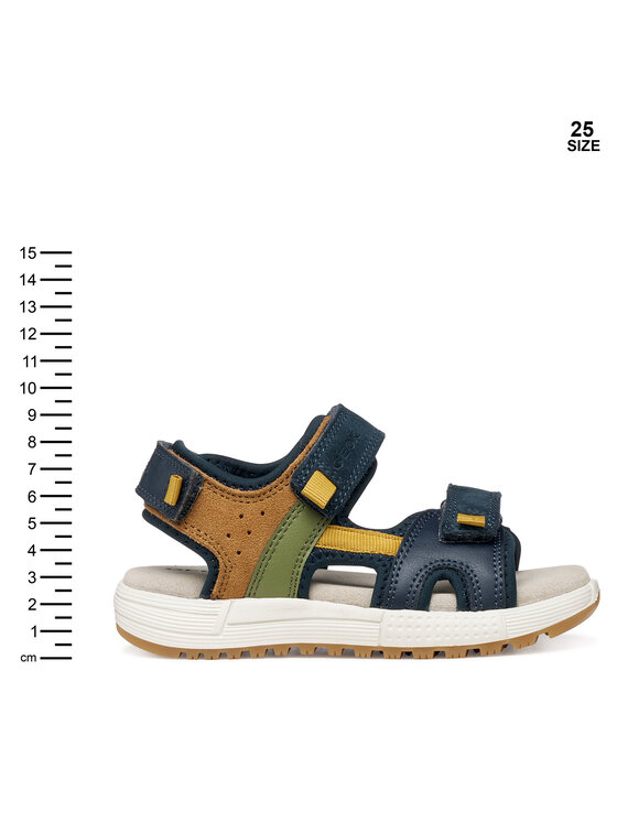 Geox Geox Сандали J Sandal Alben Boy J35AVA 01522 CF42Q D Тъмносин