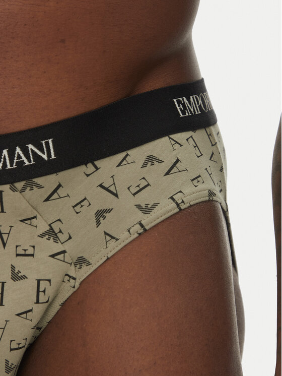 Emporio Armani Underwear Emporio Armani Underwear Σετ σλιπ 3 τμχ. EM000256 AF10800 MC112 Πράσινο