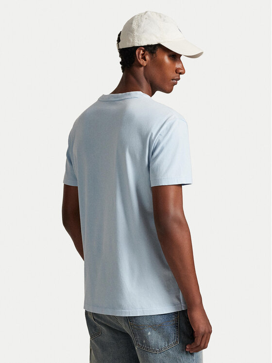 Polo Ralph Lauren Polo Ralph Lauren T-Shirt 710P07347001 Světle modrá Regular Fit