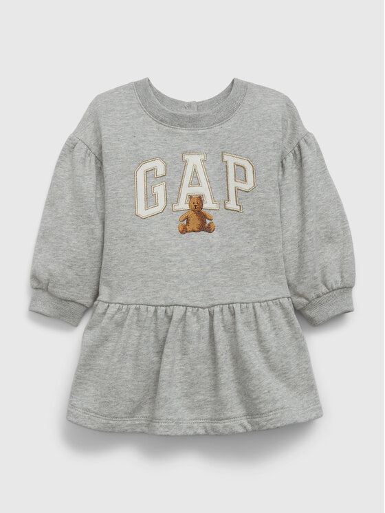Gap Gap Ежедневна рокля 783404-00 Сив Regular Fit