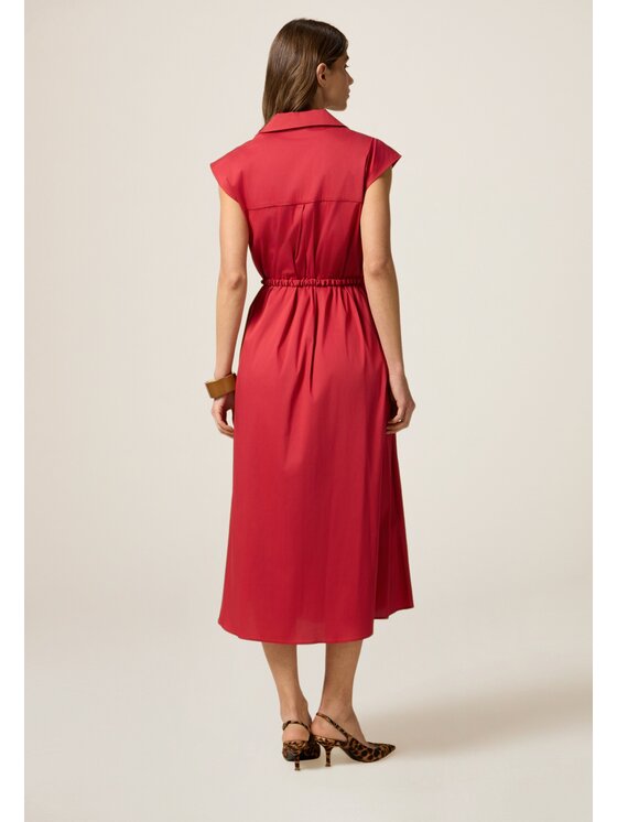 Oltre Oltre Vestito da giorno 7322R104827N026 Rosso A-Line Fit