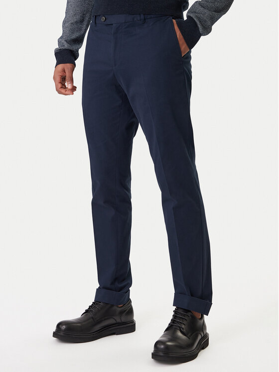 BOSS BOSS Öltöny nadrág C-Genius 50555035 Sötétkék Slim Fit