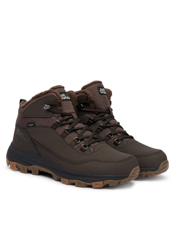 Jack Wolfskin Jack Wolfskin Trekingová obuv Everquest Texapore Mid 4053611 Hnedá