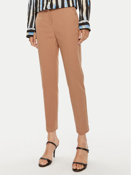PINKO Pinko Pantaloni di tessuto Bello 100155 A1P9 Marrone Regular Fit