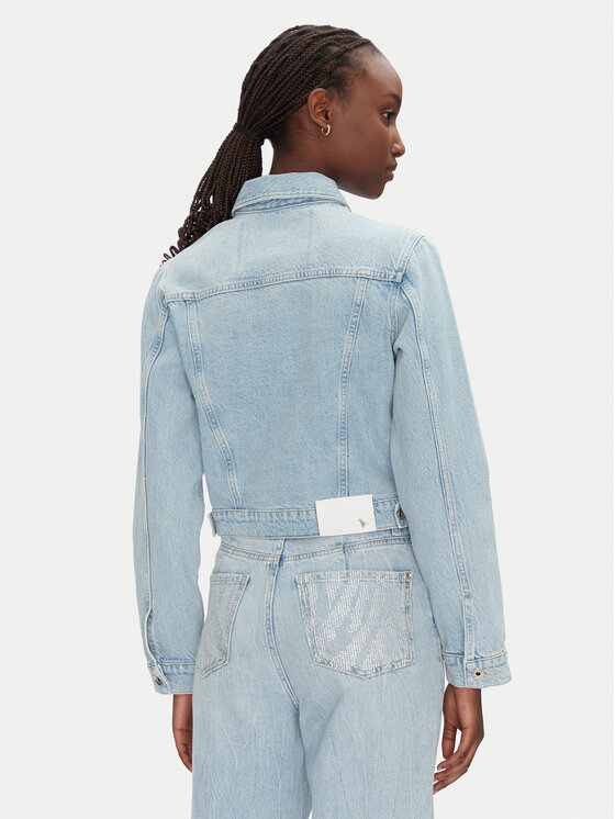 Patrizia Pepe Patrizia Pepe Giacca di jeans 8O0170/D1WZB-CA49 Blu Regular Fit