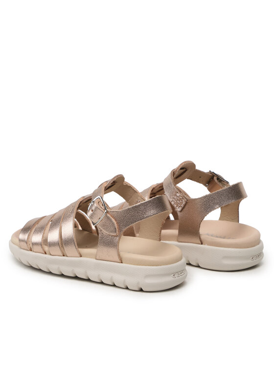 Geox Geox Sandały J Sandal Soleima Gir J35GSB000CFC7018 M Złoty