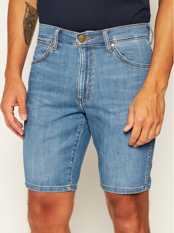 Wrangler Wrangler Pantaloncini di jeans 5 Pocket W14CQ1158 112126613 Blu scuro Regular Fit