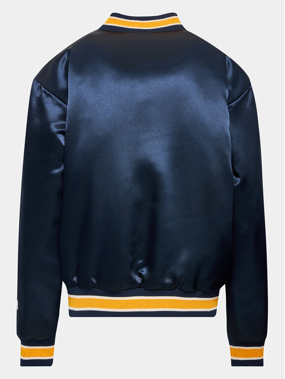 Mercer Amsterdam Mercer Amsterdam Bomber striukė Unisex The Varsity MEAP231011 Tamsiai mėlyna Loose Fit