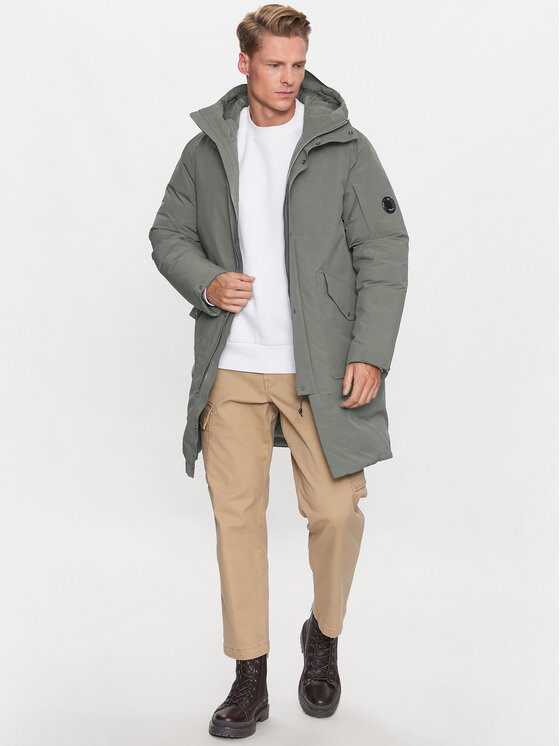 C.P. Company Winterjacke Micro-M 13CMOW167 A006355A Grün Regular  