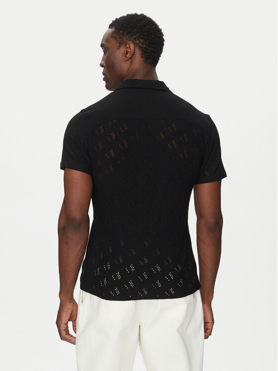 INDICODE INDICODE Krekls Jerry 20-612 Melns Regular Fit