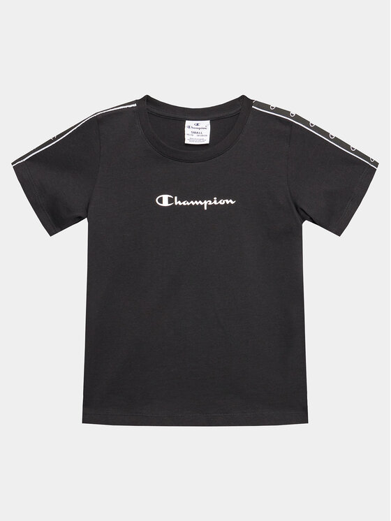 Champion Champion Футболка 404643 Чорний Regular Fit