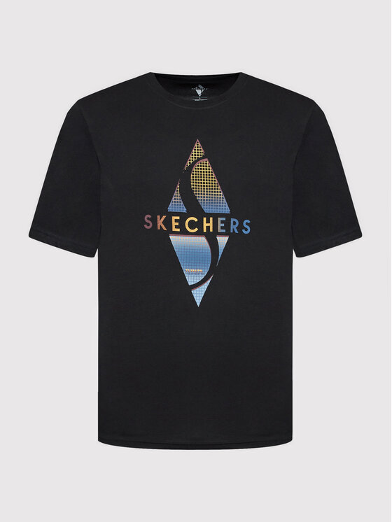 Skechers Skechers T-Shirt Recharge MTS344 Μαύρο Regular Fit