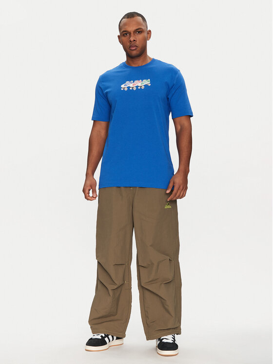 adidas adidas Tričko Roller JP2665 Modrá Regular Fit