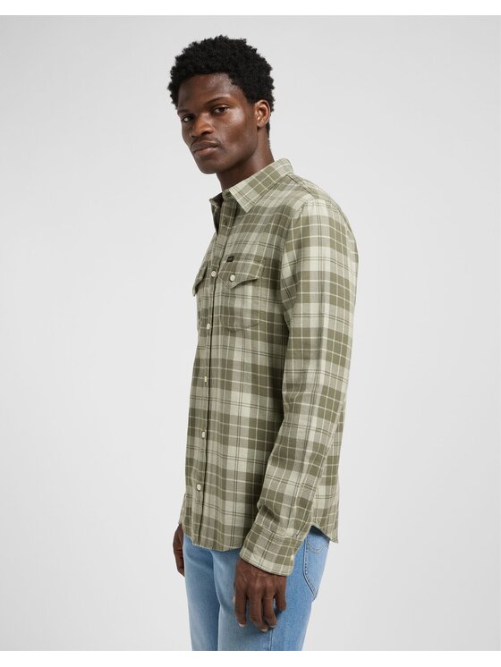 Lee Lee Koszula REGULAR SHIRT Kolorowy Regular Fit