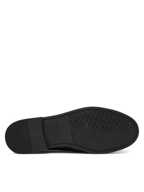 Tommy Hilfiger Tommy Hilfiger Slipper Flex Hilfiger Lth Tassel Loafer FM0FM05891 Schwarz