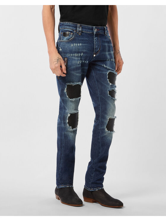 PHILIPP PLEIN PHILIPP PLEIN Jeansy 26873 Niebieski Skinny Fit