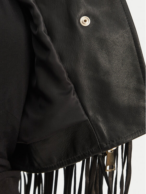 Babylon Babylon Lederjacke DSG526 Schwarz Regular Fit