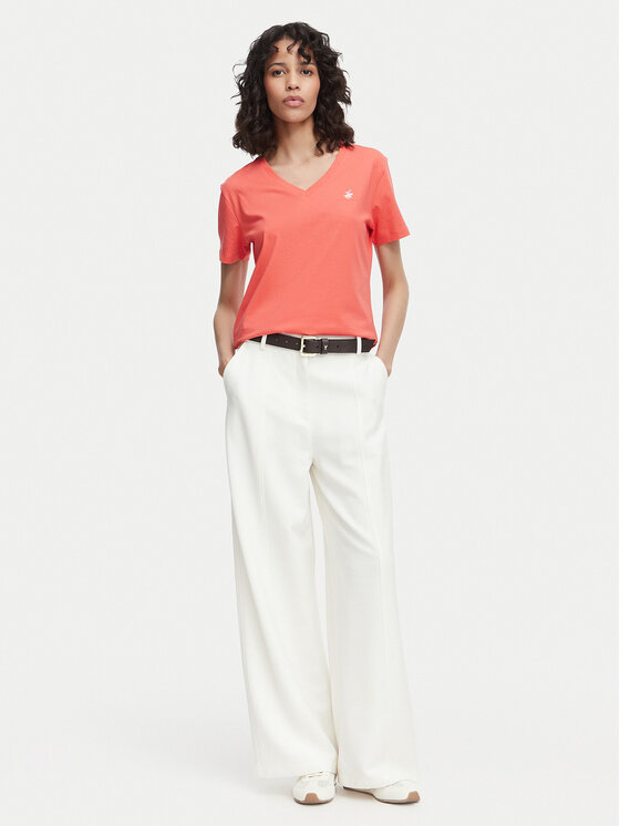 Beverly Hills Polo Club Beverly Hills Polo Club Majica P-SS26W-TS516518 Koral Regular Fit